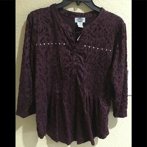SIENNA GRACE tunic split neck BRAND NEW